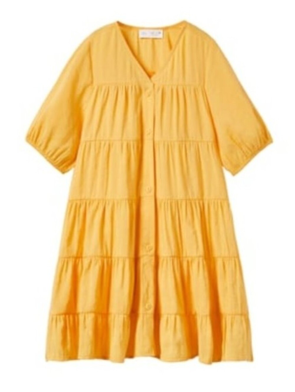 ZARA Yellow Kids Top - Size 6-7